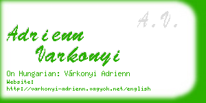 adrienn varkonyi business card