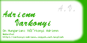 adrienn varkonyi business card